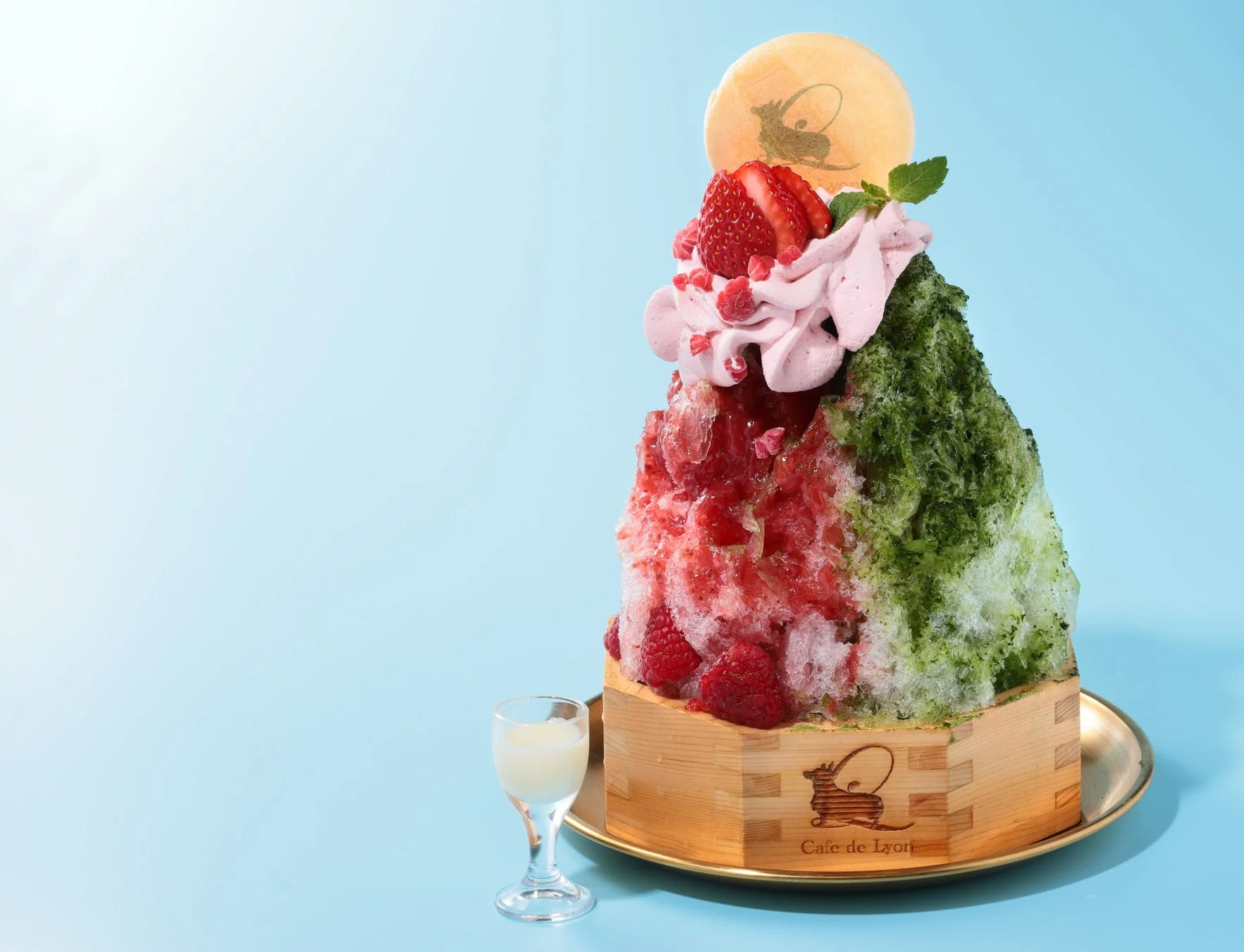 Cafe de Lyon Bleu Parisの風