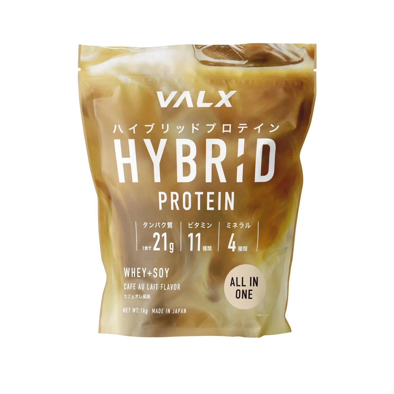 VALX ハイブリッドプロテイン カフェオレ風味