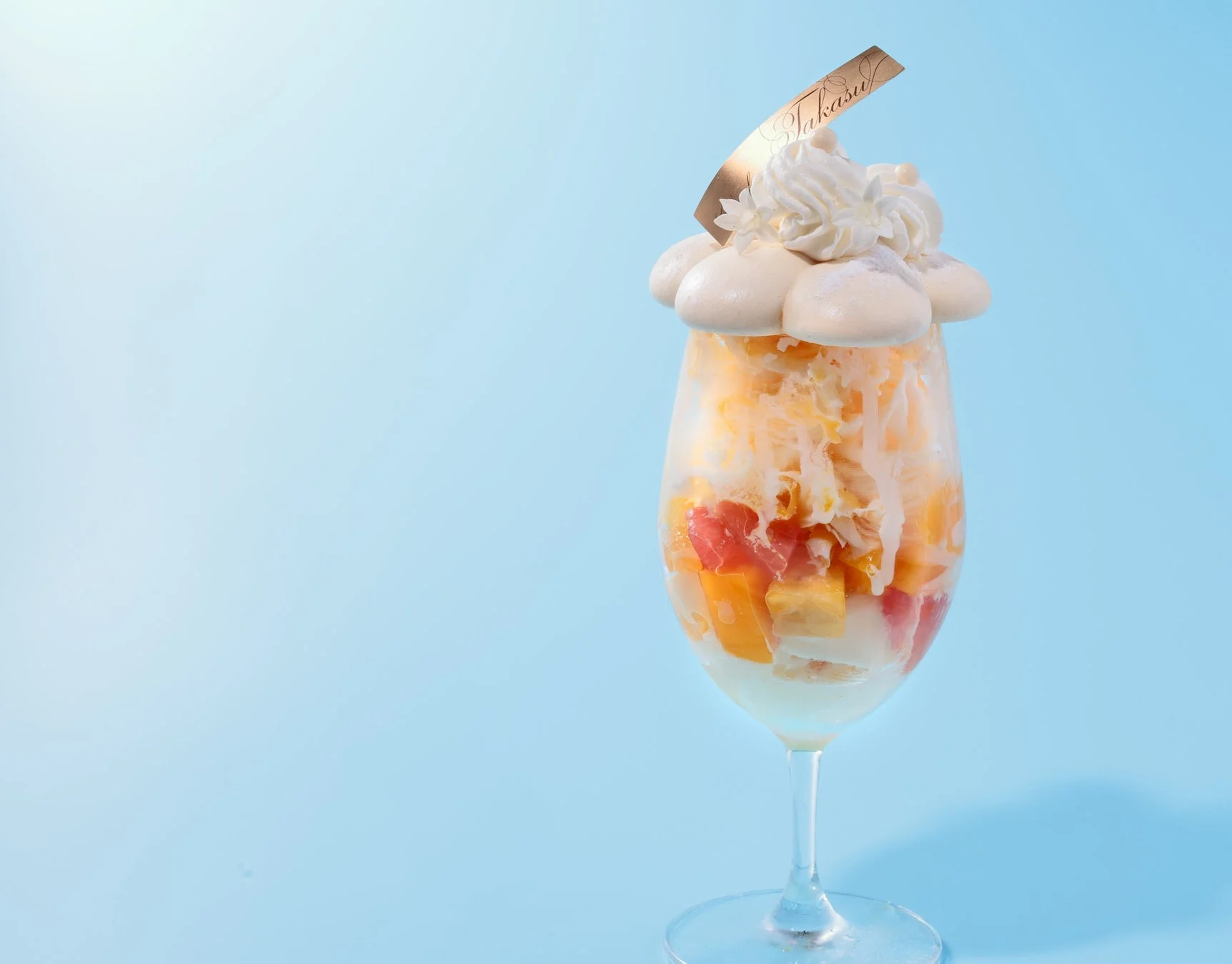 ショコラトリータカス チョコレートかき氷パフェ