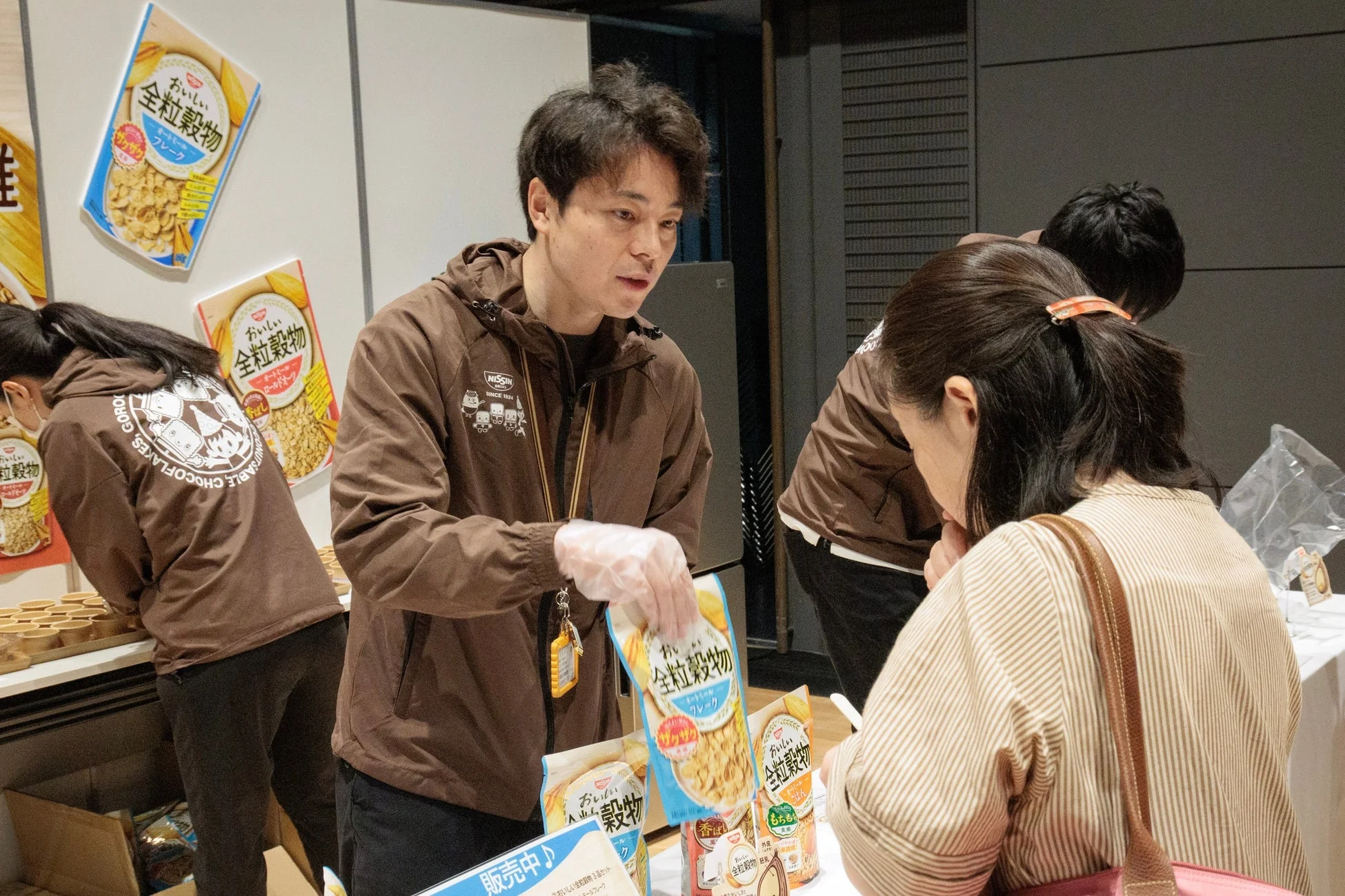 日清シスコのブース