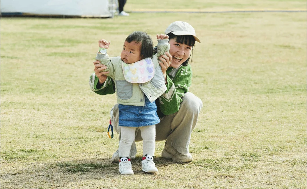 親子の触れ合い