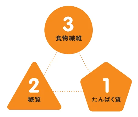栄養素の比率図