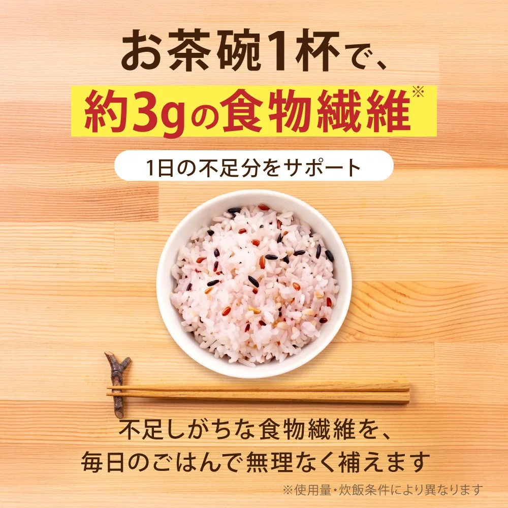 お茶碗1杯で約3gの食物繊維