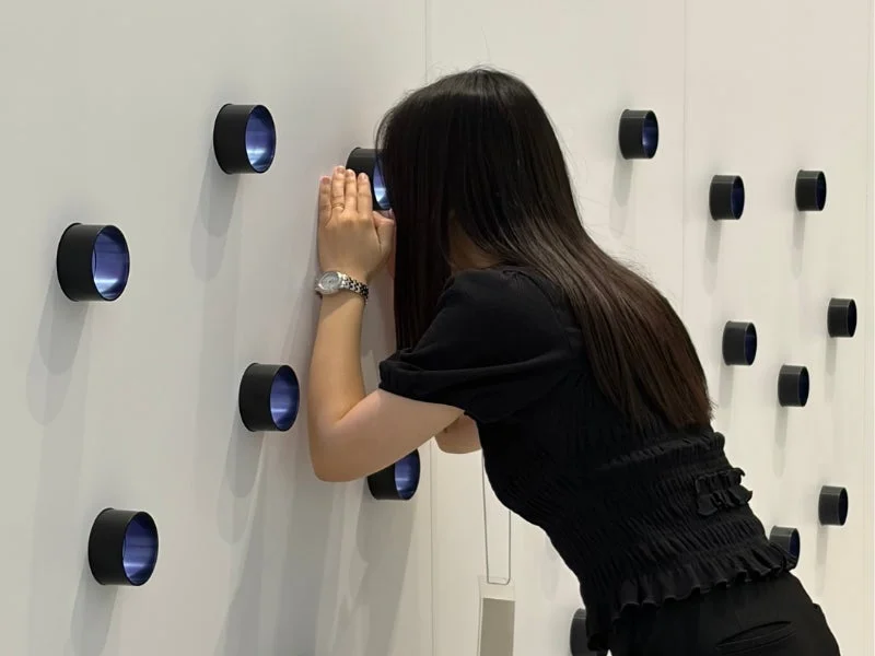 壁になる体験ができる展示