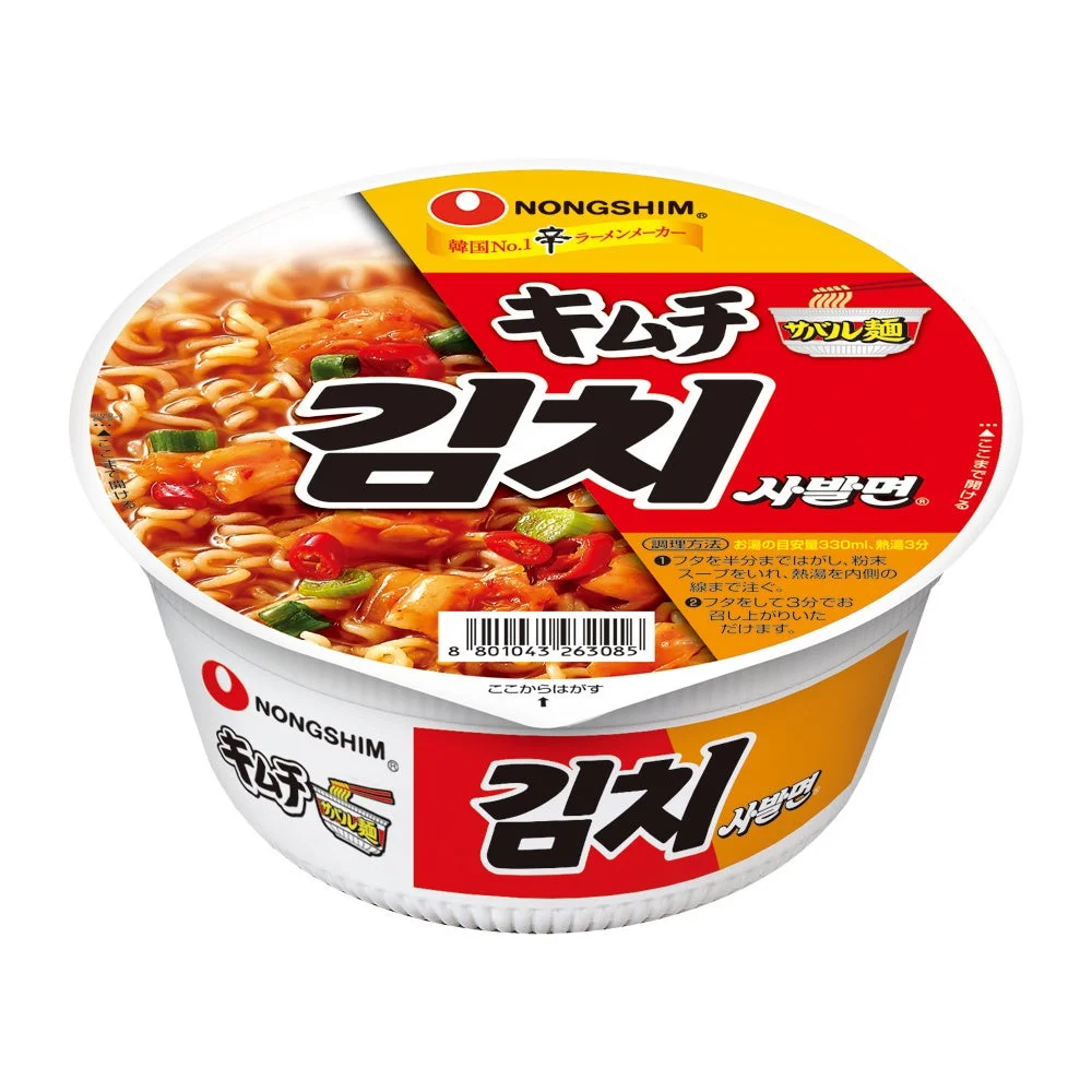 農心 キムチサバル麺 カップ