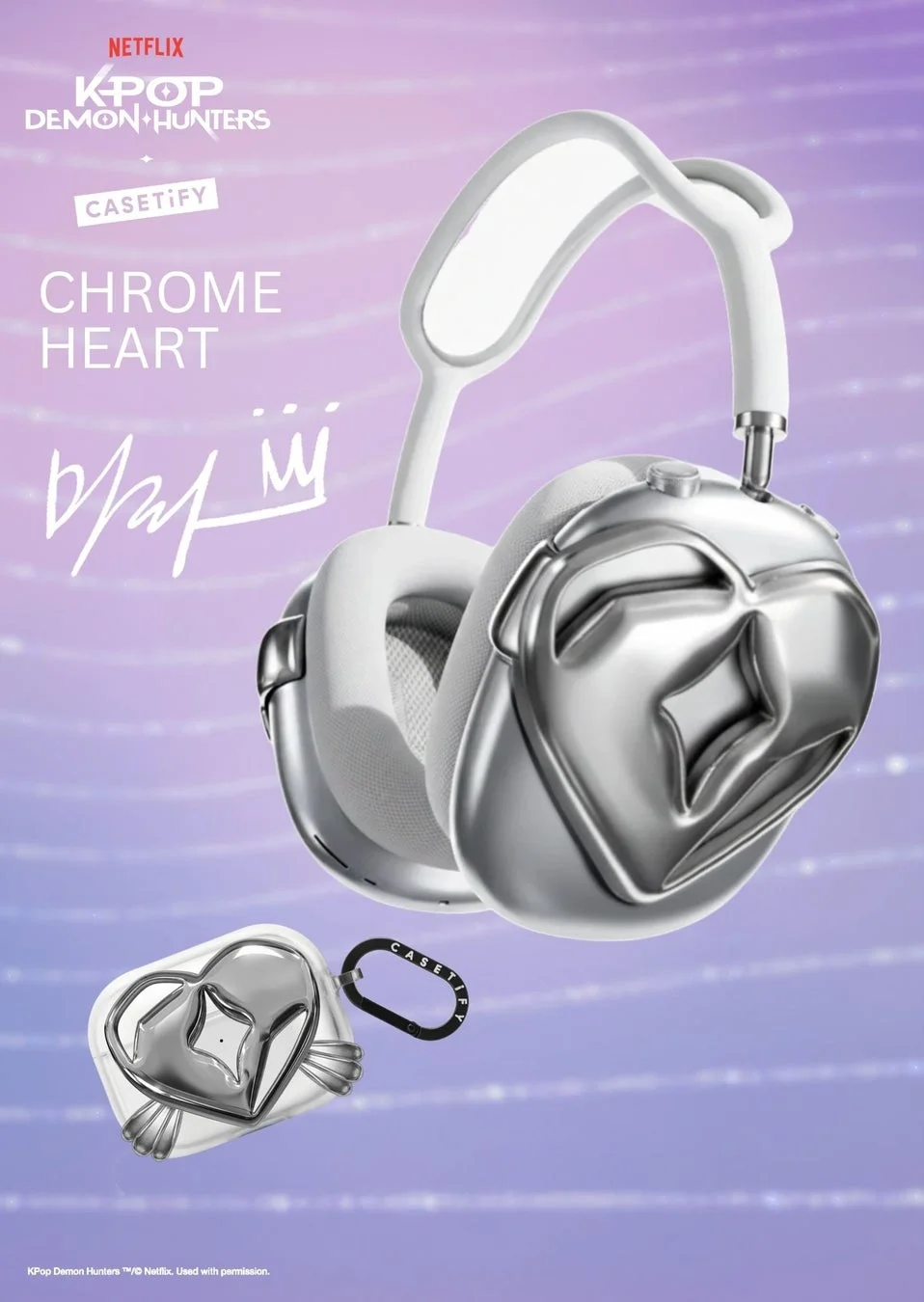 INSPIRATIONAL PIECESのヘッドホンとイヤホンケース (Chrome Heart)