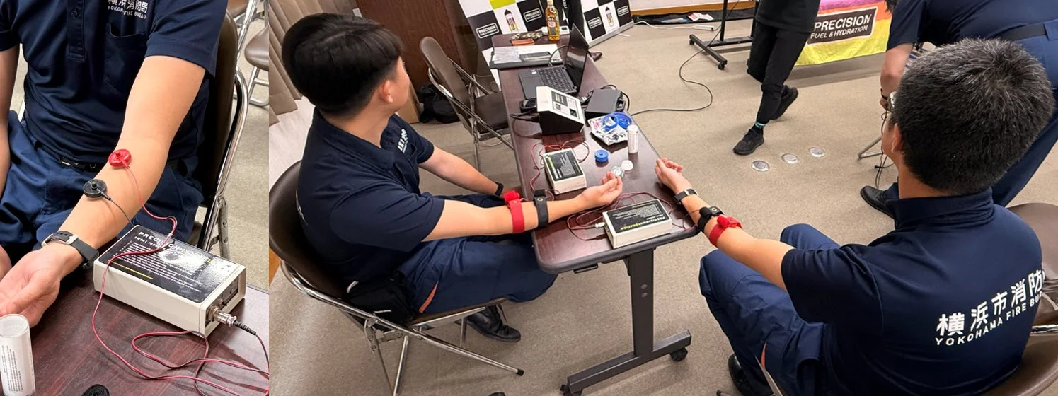発汗テストの様子