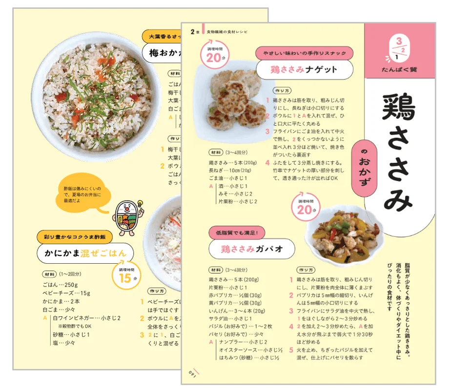 レシピページ例