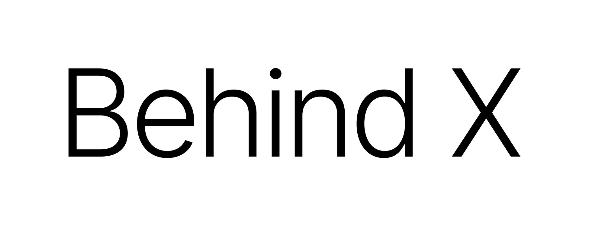 Behind Xロゴ