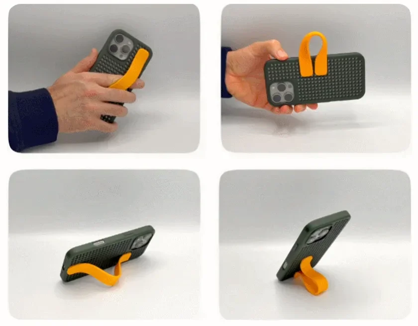 スマホケースの機能性を示す画像