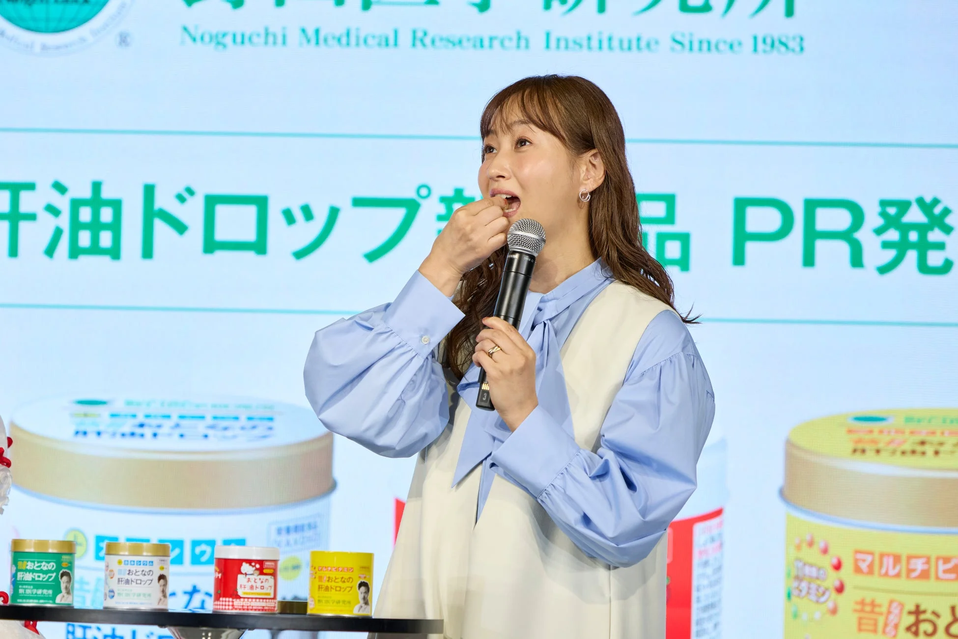 藤本美貴さんの試食