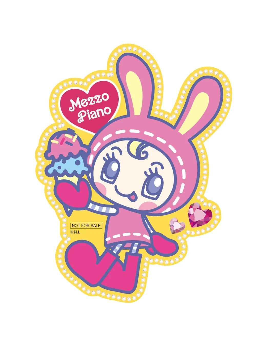 メゾピアノ シールデザイン