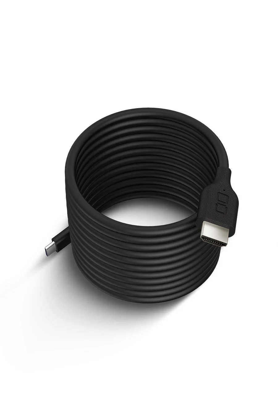 スパイラルシリコンケーブル C to HDMI 2m