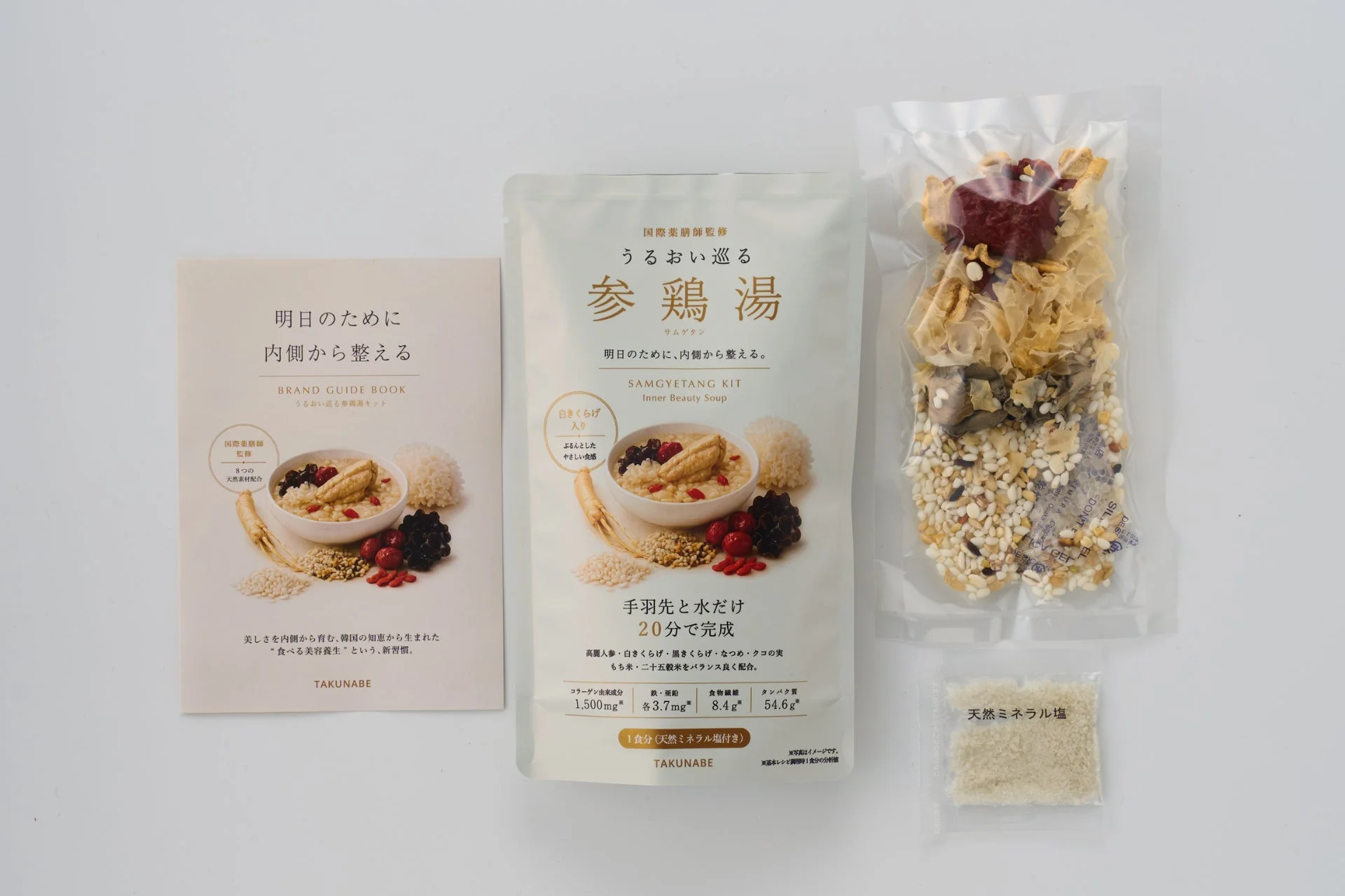 参鶏湯キットの全体像と調理ステップ