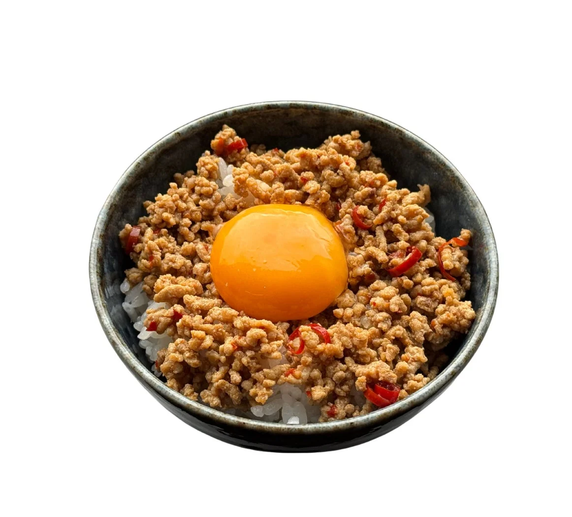 月見そぼろ丼
