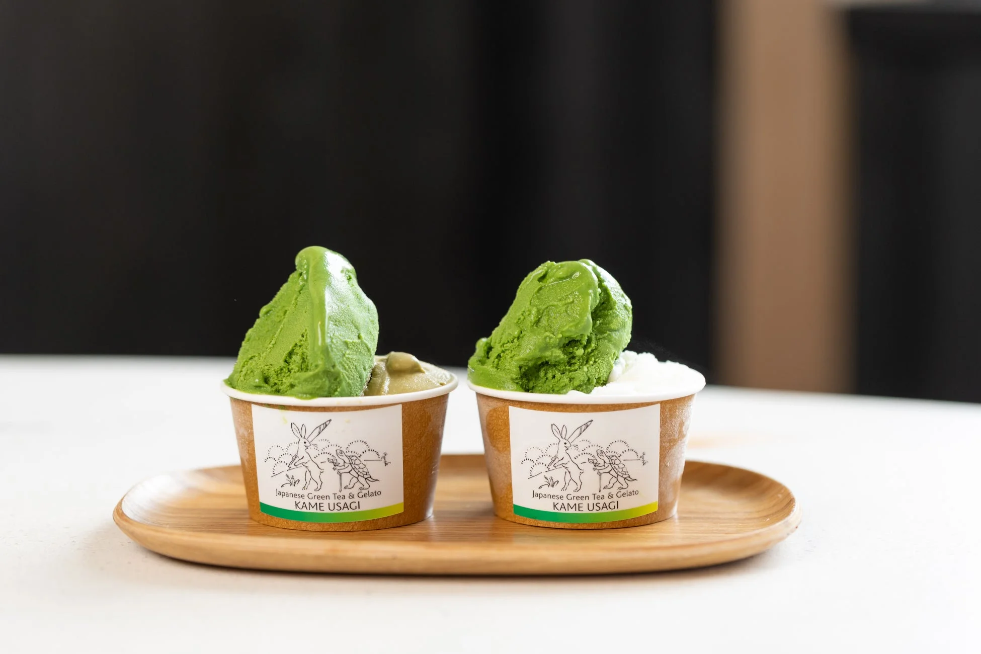 日本茶とジェラート かめうさぎのジェラート