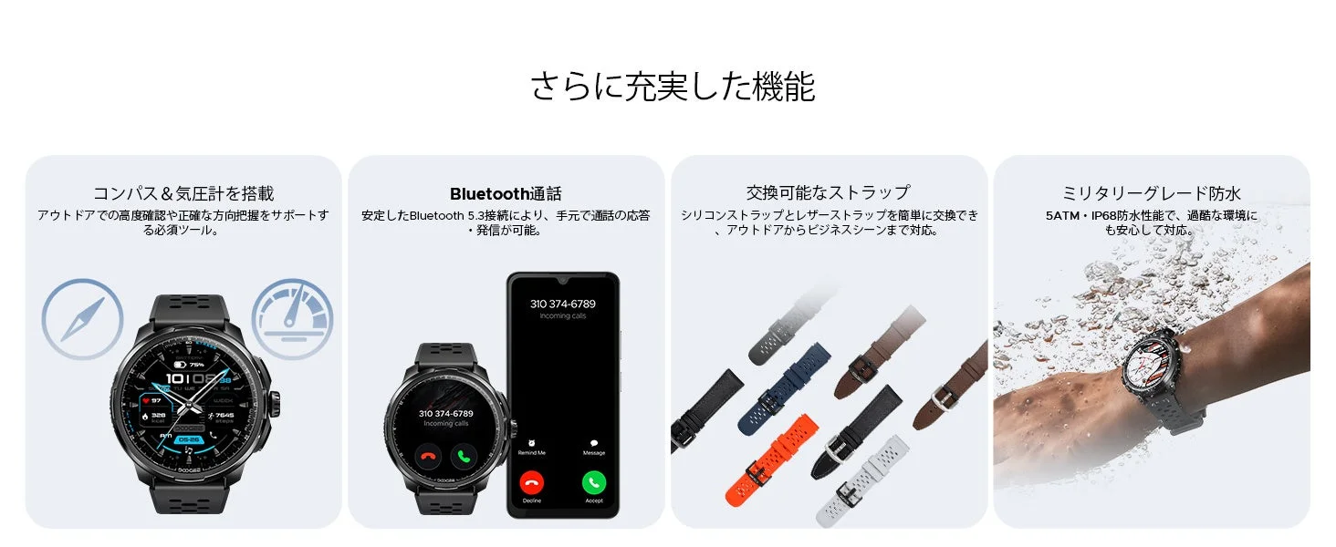 Bluetooth通話対応とその他の機能