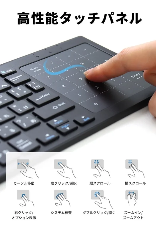 タッチパネル操作説明