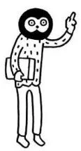 フクロウのようなキャラクター