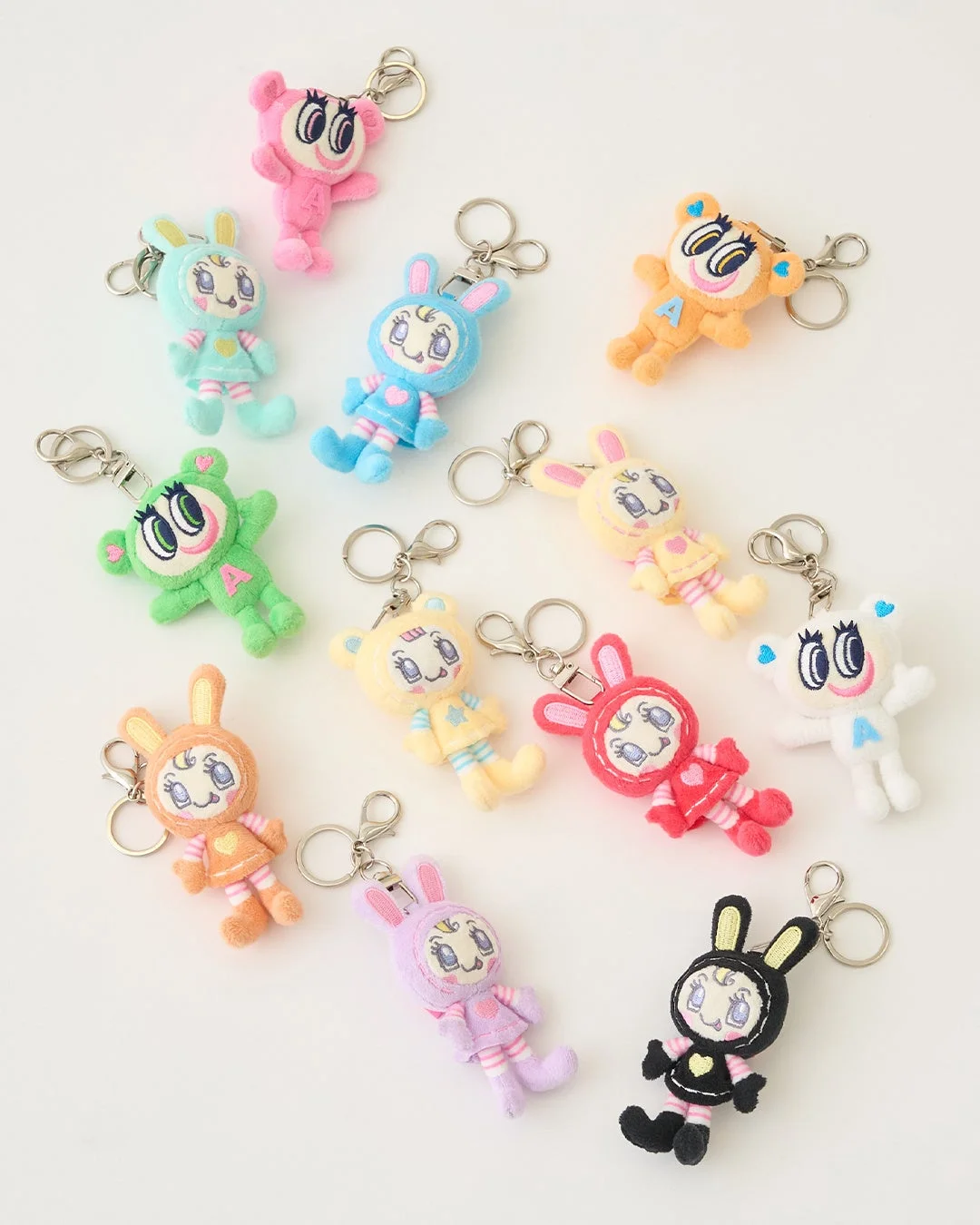 ナルミヤキャラクターズのぬいぐるみキーホルダー