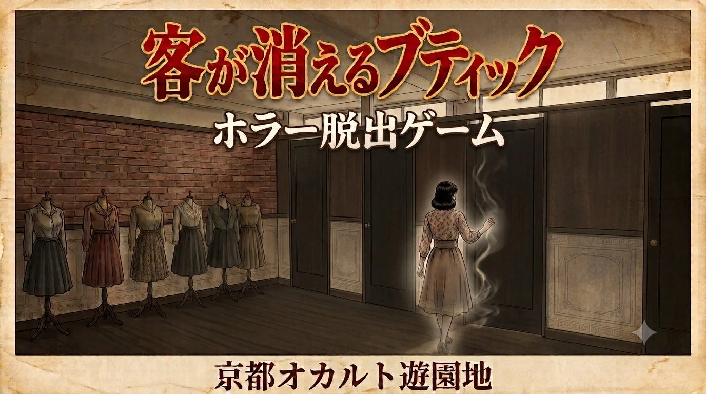 客が消えるブティック ポスター
