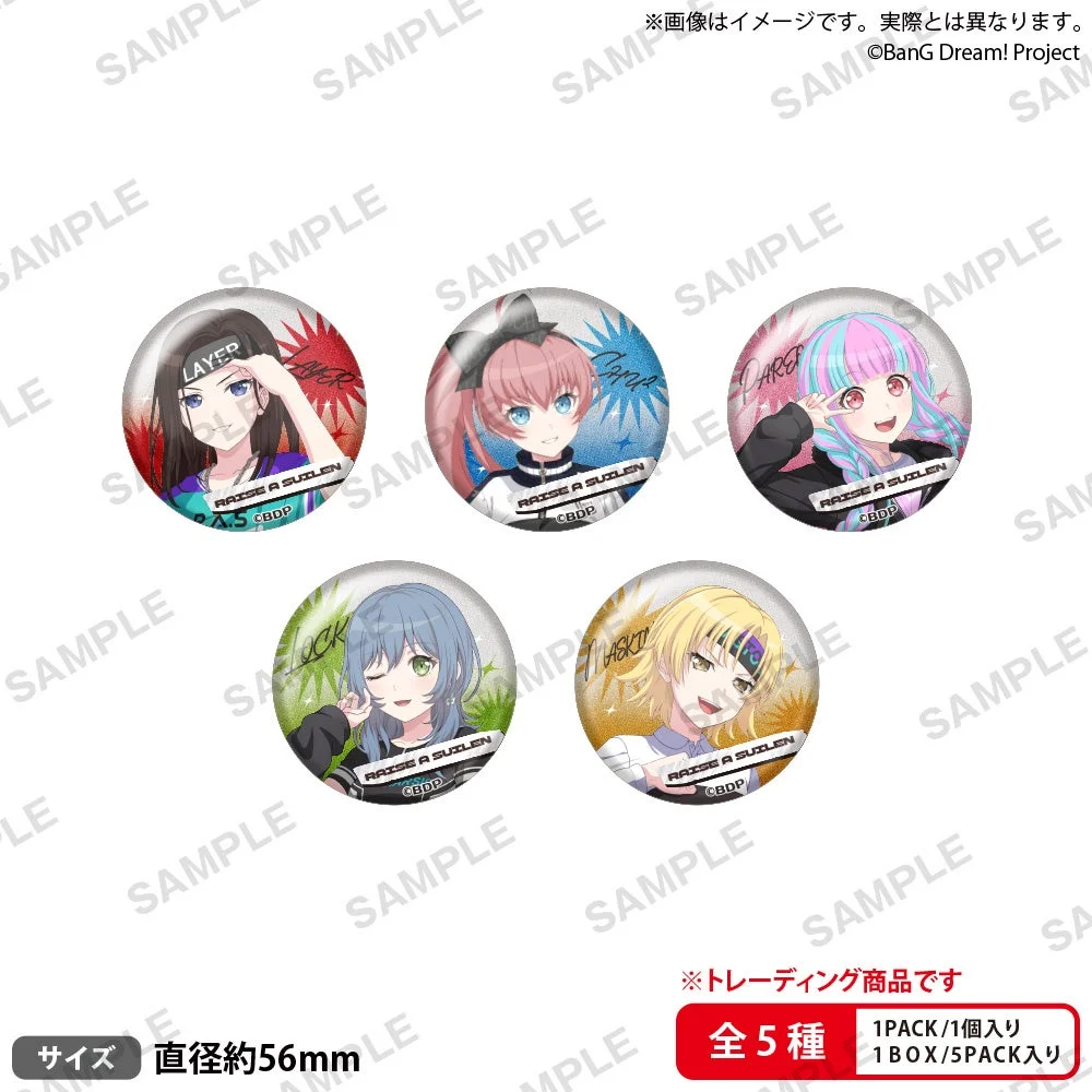 BanG Dream! トレーディングホログラム缶バッジ Big up !!!!! ver.