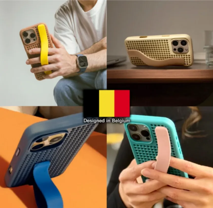ベルギーでデザインされたiPhoneケースの機能とデザイン