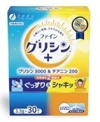 ファイングリシン+ グリシン3000&テアニン200のパッケージ