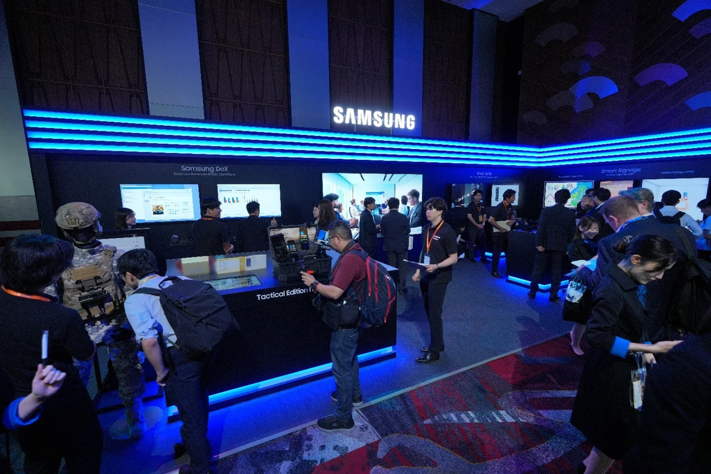 Samsung展示会の様子