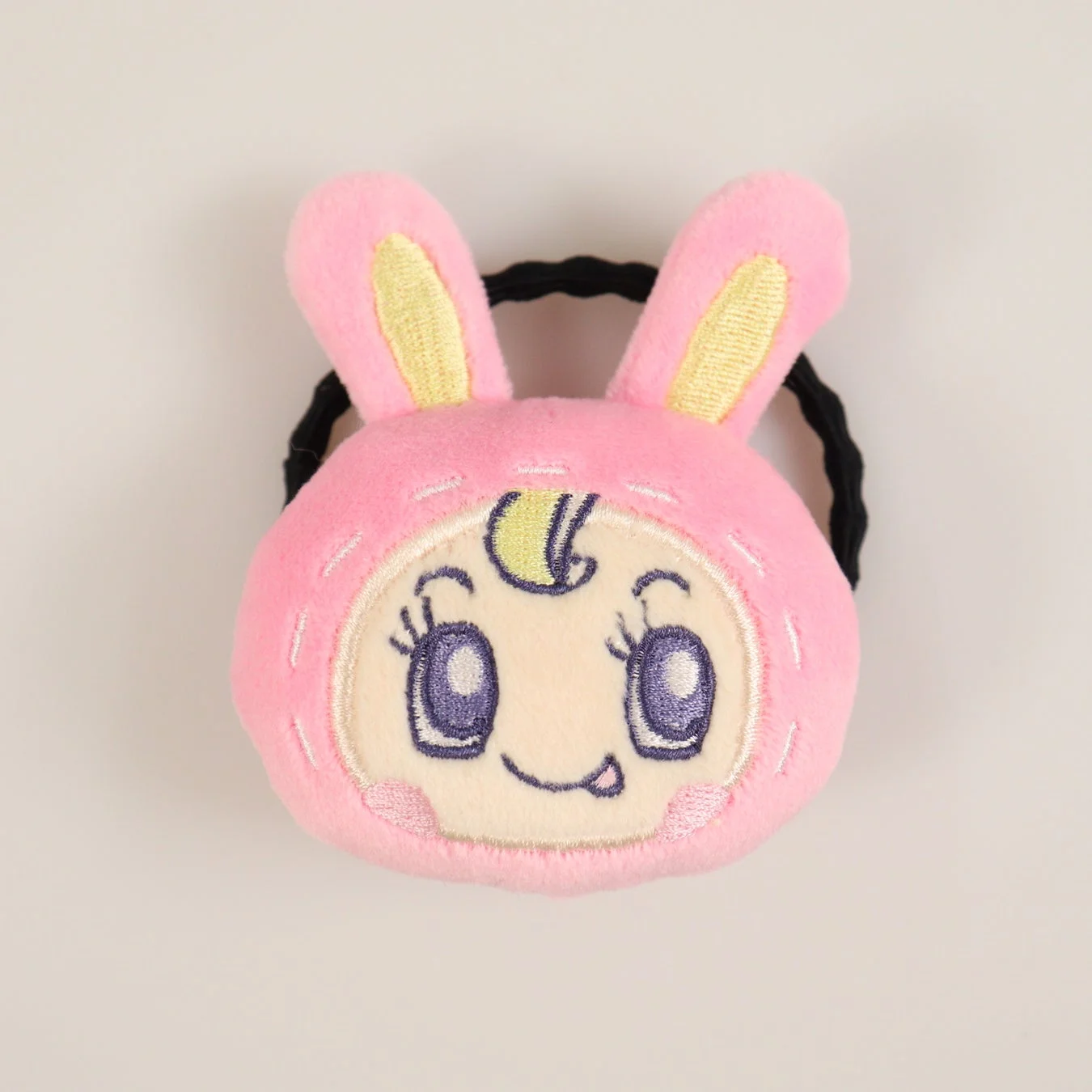 ピンクのうさぎヘアゴム
