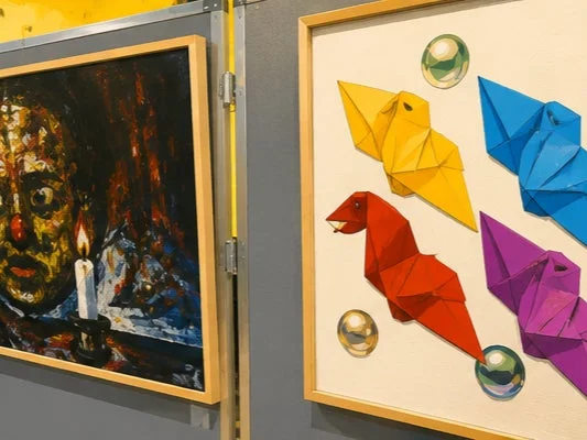 アート作品の展示風景