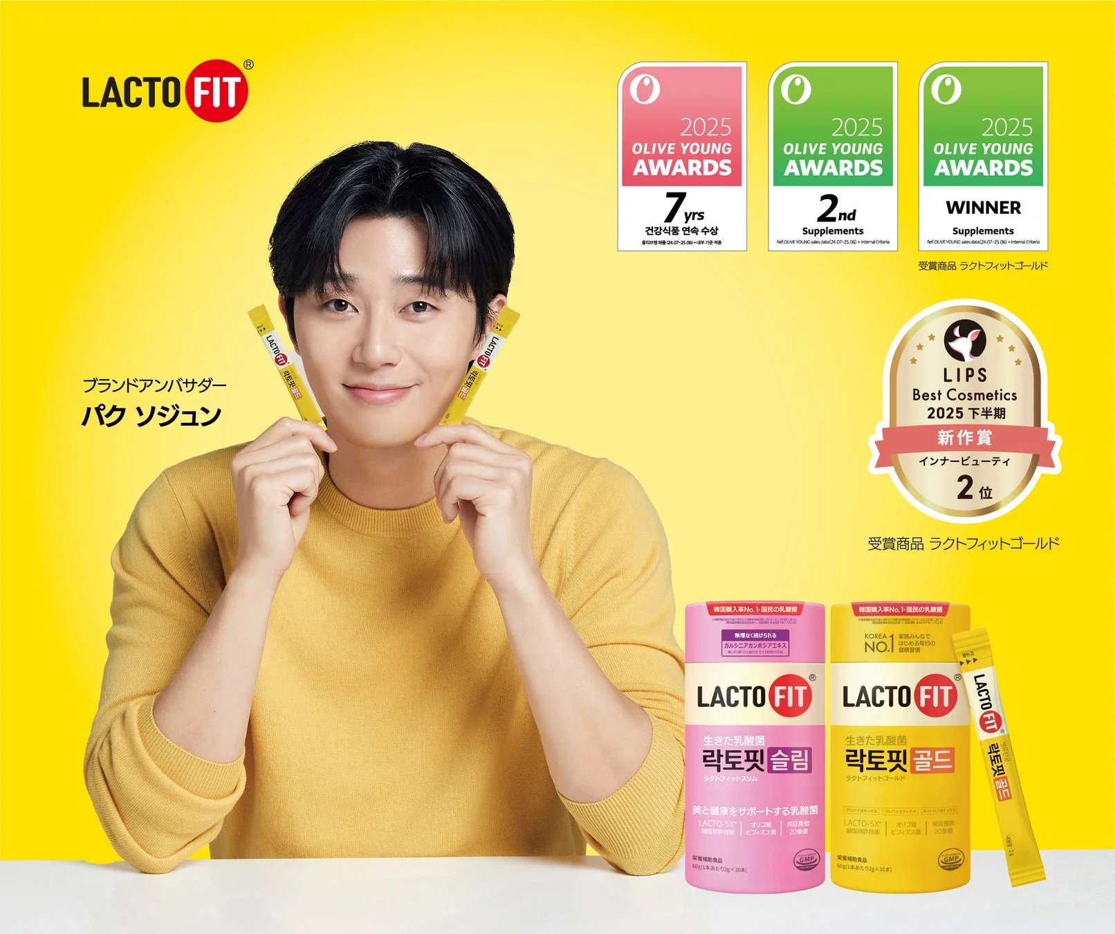 パク・ソジュンとLACTOFIT