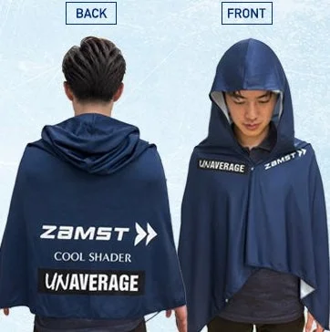 ZAMSTの「COOL SHADER」という製品の前後を写した画像