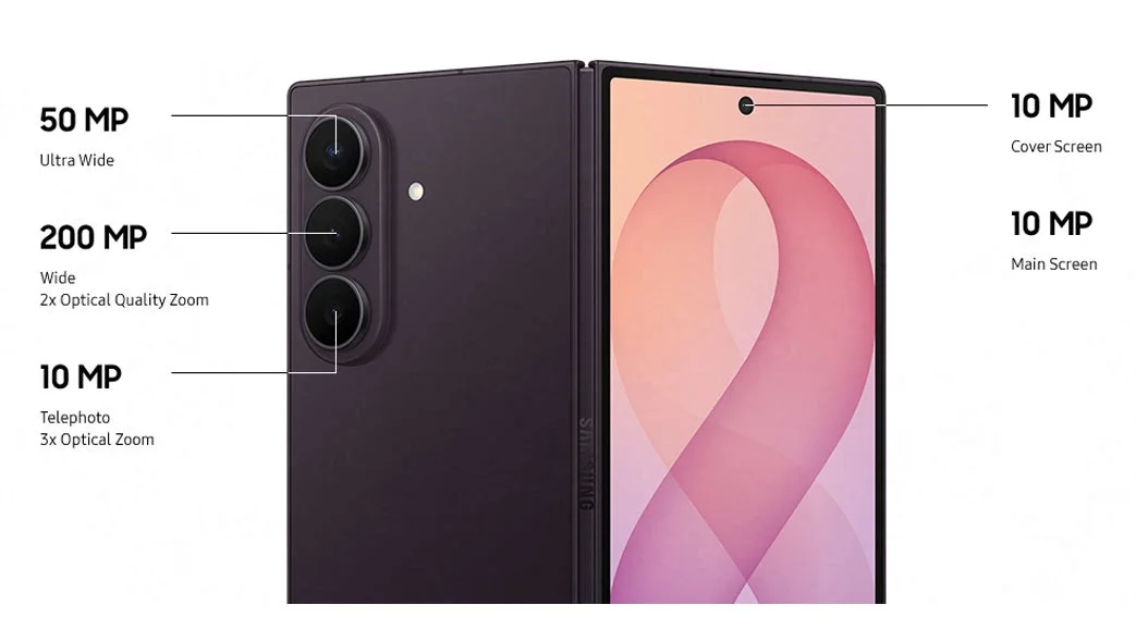 Samsung Galaxy Z Fold8 Ultraのカメラとディスプレイ仕様