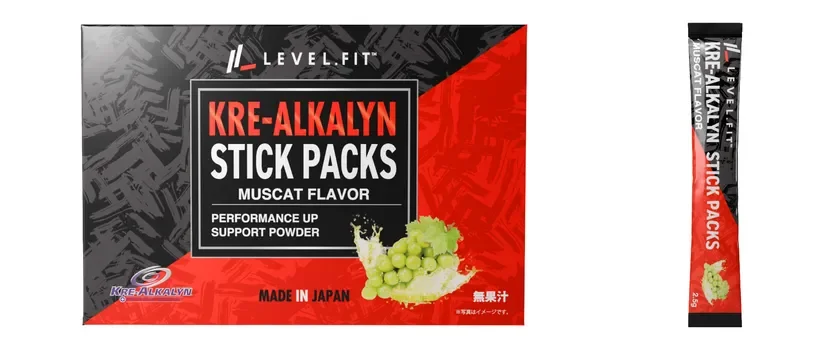 LEVEL.FIT クレアルカリン スティック マスカット風味のパッケージ