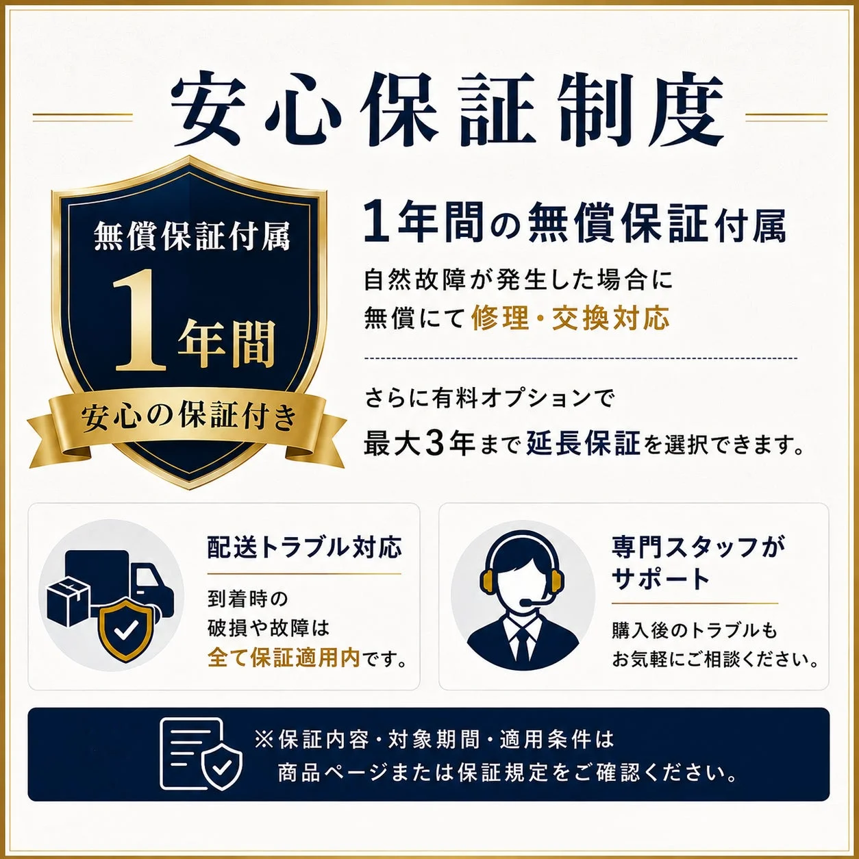 安心保証制度
