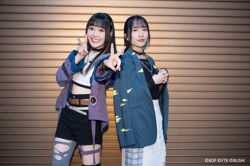 一家Dumb Rock!ボーカルキャスト須賀蕾叶役 橘めい、馬橋心玖役 涼泉桜花