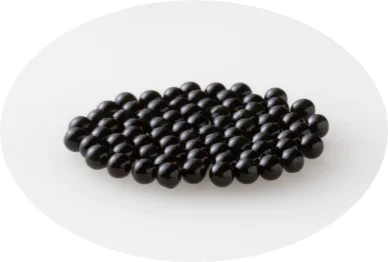 黒い粒状の食品