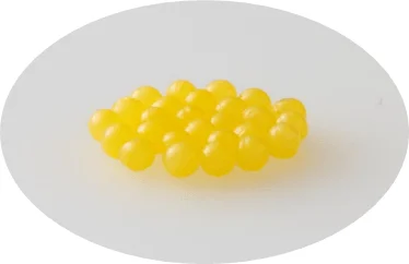 黄色の粒状の食品