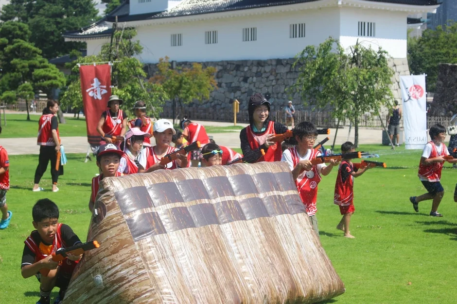 水合戦の様子