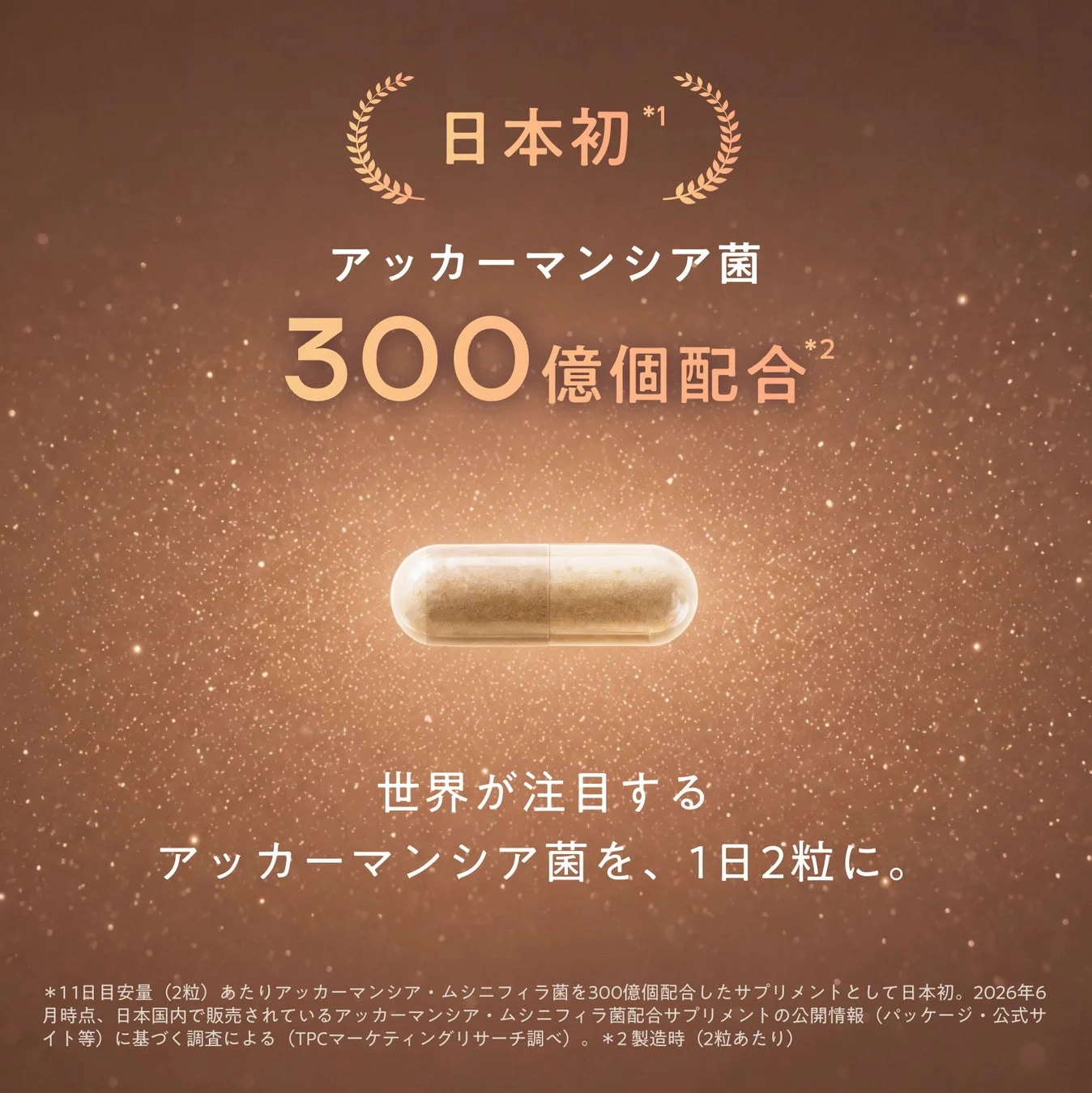 アッカーマンシア菌300億個配合