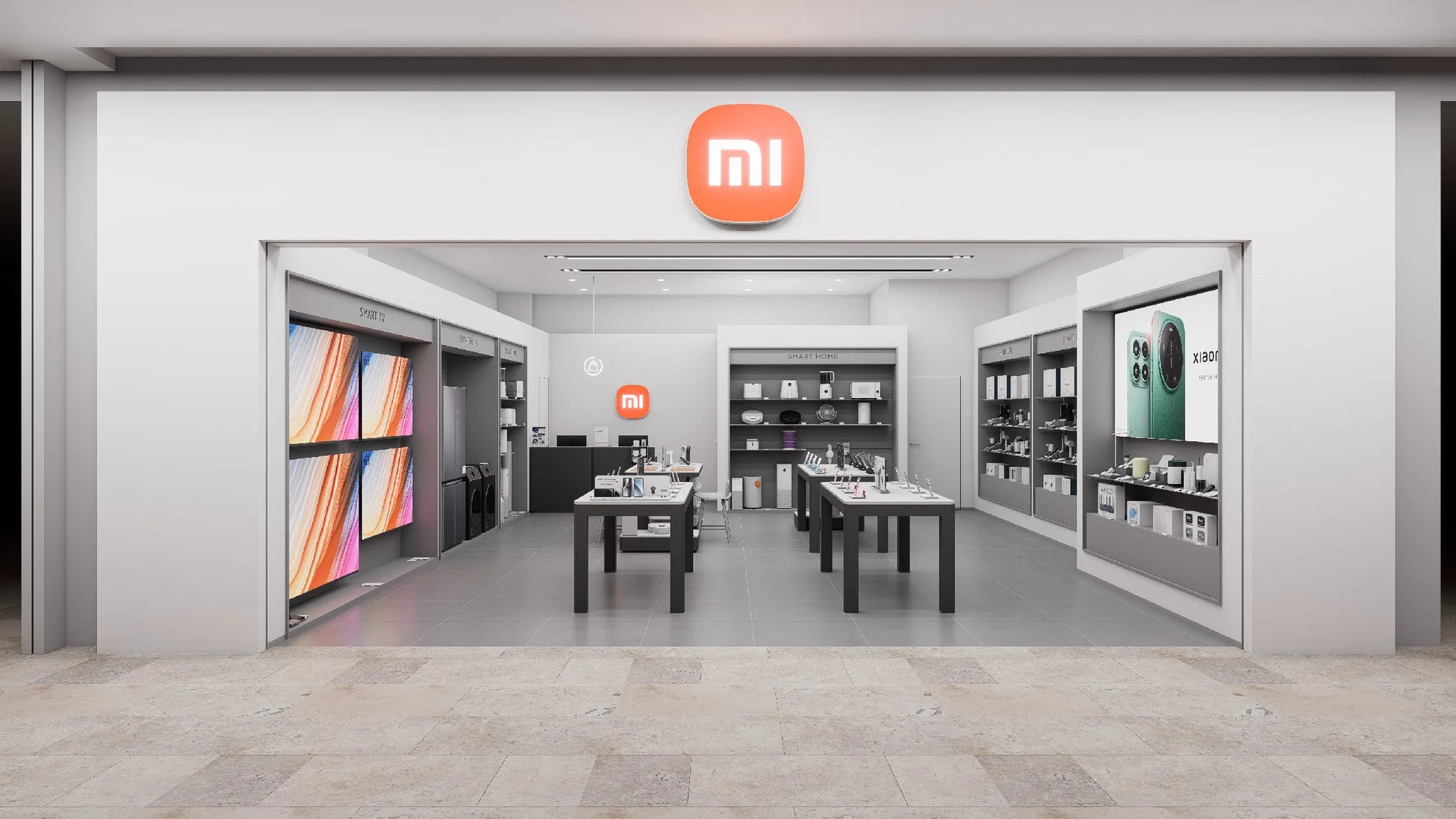 Xiaomi Storeの店内風景