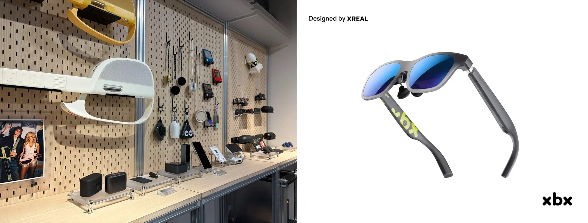 テクノロジー,ガジェット,スマートグラス,ARグラス,XR,製品展示,ショールーム,電子機器,デザイン,XREAL,xbx
