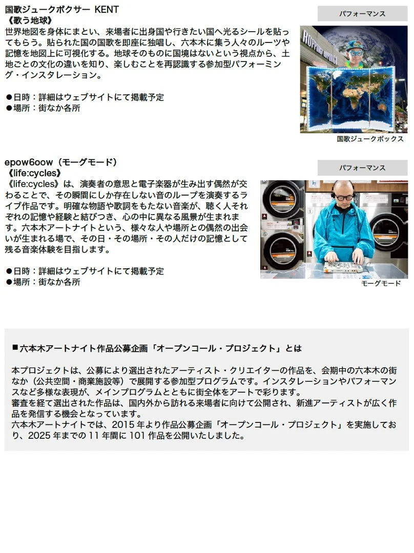 六本木街なかの参加型アート