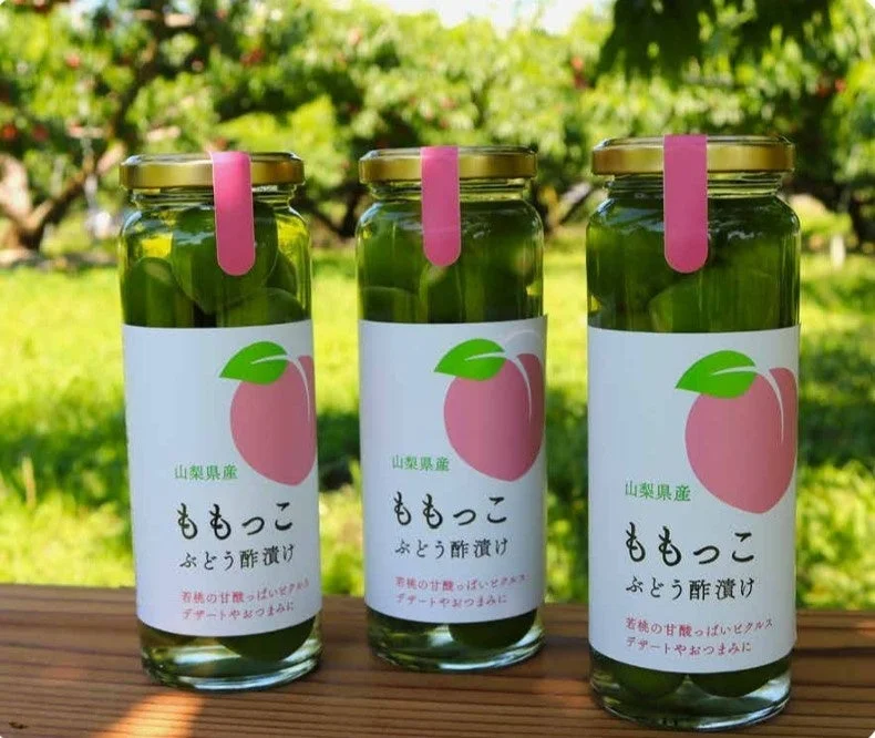 桃の酢漬け