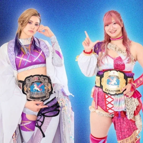 女子プロレスラー2名
