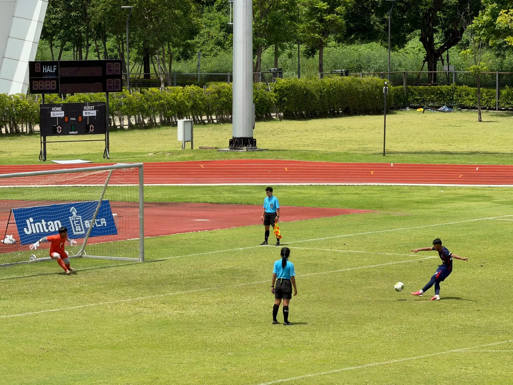 Jintan U-14 ASEAN Dream Football Tournament 2026 試合風景