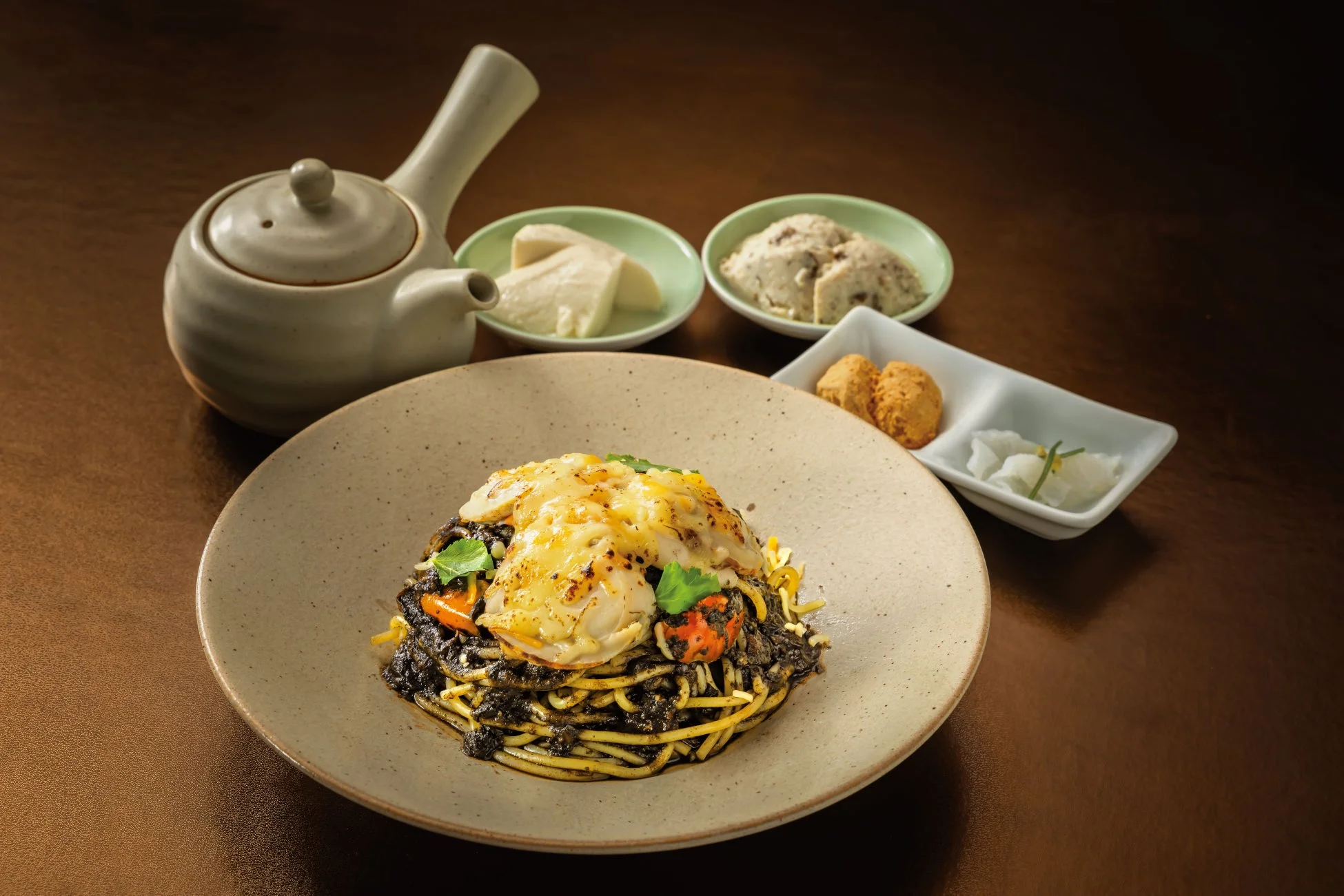 パスタと和風定食