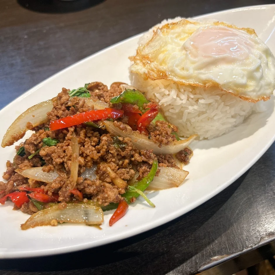 タイ料理のガパオライス