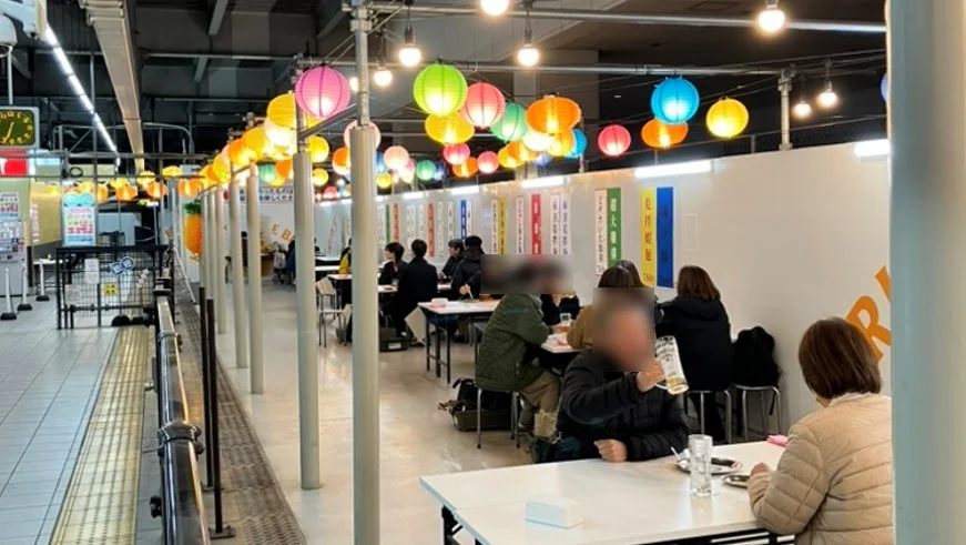 飲食スペースの様子